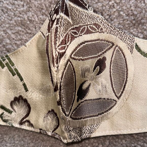 VPL for Athleta Japanese Vintage Kimono OBI Face Mask! - Picture 3 of 10